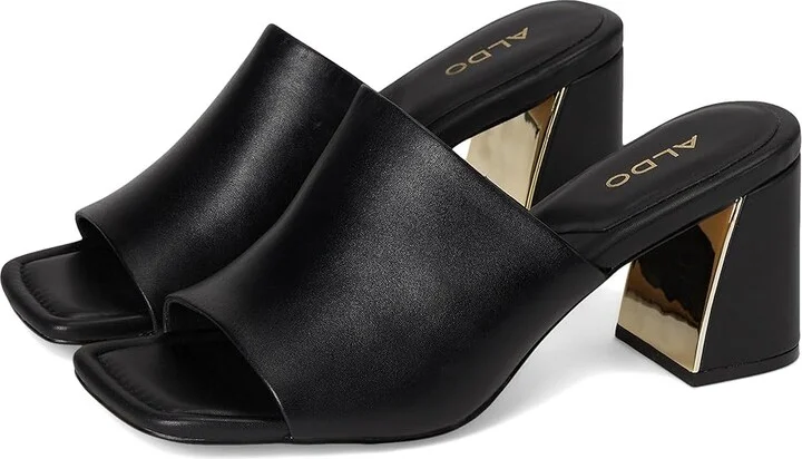 ALDO Meshka Women's Sandals Black : EU 35 (US Women's 5) B - Medium, Leather/Rubber