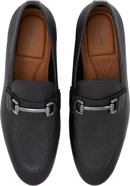 ALDO Mullberry-Wide Loafer Men's Lace Up Wing Tip Shoes Black : EU 40 (US Men's 7.5) E - Wide, Leather/Polyester/Rubber - Image 2