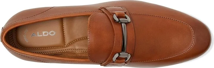 ALDO Mullberry-Wide Loafer Men's Lace Up Wing Tip Shoes Cognac : EU 44 (US Men's 11) E - Wide, Leather/Polyester/Rubber - Image 2