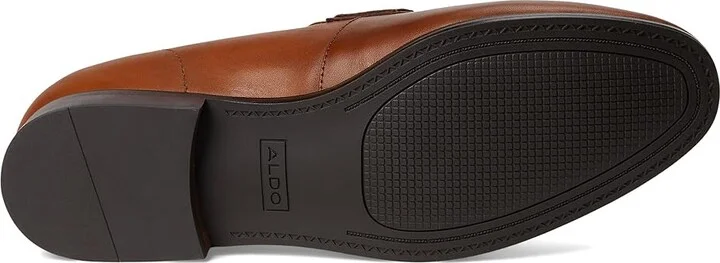 ALDO Mullberry-Wide Loafer Men's Lace Up Wing Tip Shoes Cognac : EU 44 (US Men's 11) E - Wide, Leather/Polyester/Rubber - Image 3