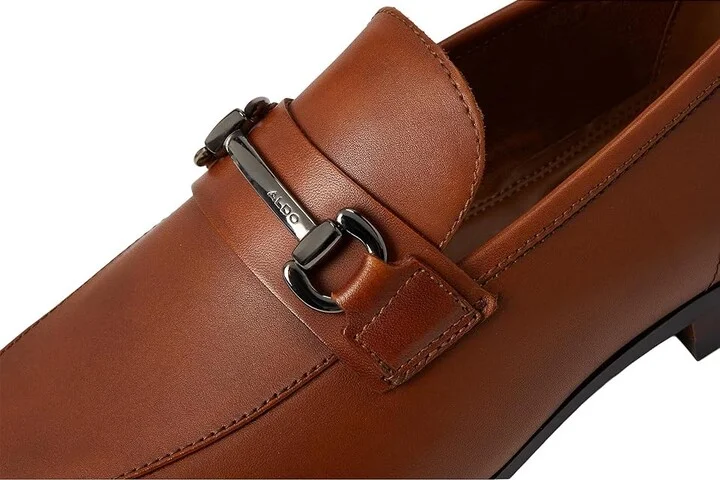 ALDO Mullberry-Wide Loafer Men's Lace Up Wing Tip Shoes Cognac : EU 44 (US Men's 11) E - Wide, Leather/Polyester/Rubber - Image 7