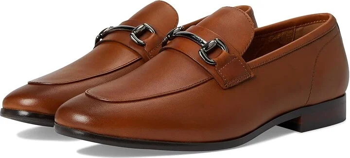 ALDO Mullberry-Wide Loafer Men's Lace Up Wing Tip Shoes Cognac : EU 44 (US Men's 11) E - Wide, Leather/Polyester/Rubber