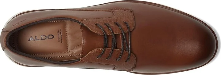 ALDO Red Men's Lace-up Boots Cognac : 9 D - Medium, Leather - Image 2