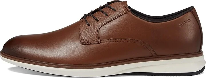 ALDO Red Men's Lace-up Boots Cognac : 9 D - Medium, Leather - Image 6