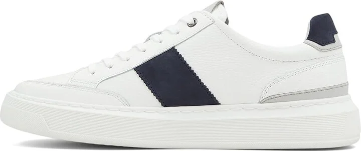 ALDO Rialto Men's Shoes White/Navy : EU 39 (US Men's 7) B - Narrow, Leather - Image 6