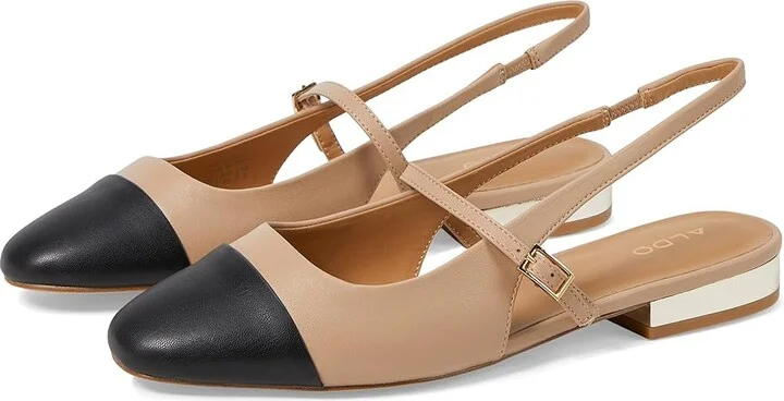 ALDO Sadey Women's Flat Shoes Beige Combo : EU 36 (US Women's 6) B - Medium, Leather