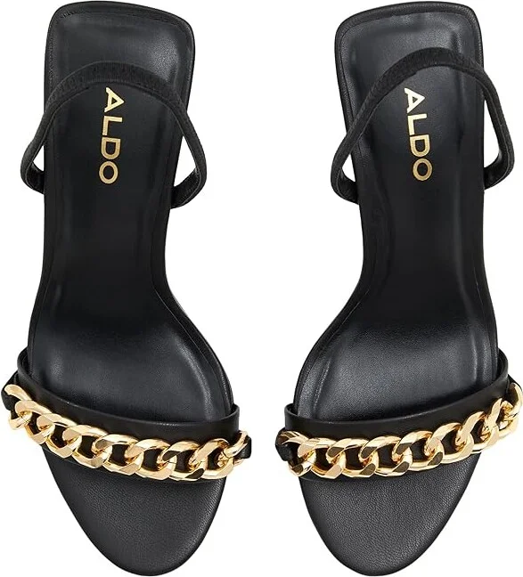 ALDO Saje Women's Sandals Black : EU 36 (US Women's 6) B - Medium, Rubber/Synthetic - Image 2