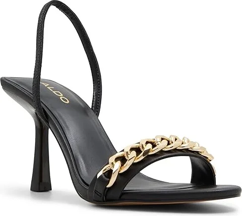 ALDO Saje Women's Sandals Black : EU 36 (US Women's 6) B - Medium, Rubber/Synthetic
