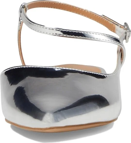 ALDO Sarine Women's Flat Shoes Silver : EU 40 (US Women's 9) B - Medium, Synthetic - Image 2