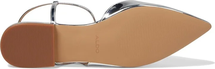 ALDO Sarine Women's Flat Shoes Silver : EU 40 (US Women's 9) B - Medium, Synthetic - Image 3