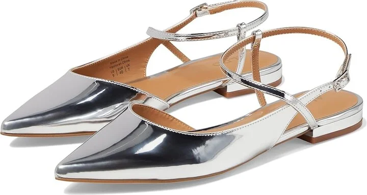 ALDO Sarine Women's Flat Shoes Silver : EU 40 (US Women's 9) B - Medium, Synthetic