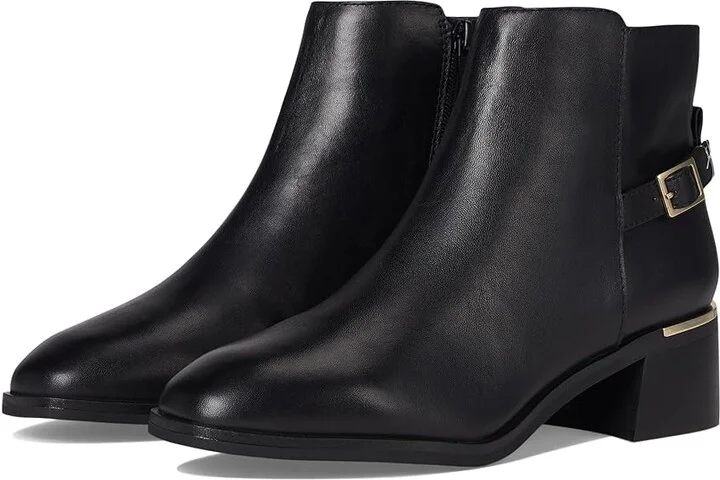 ALDO Serrafina Women's Boots Black : EU 38 (US Women's 7.5) B - Medium, Leather/Polyester/Rubber