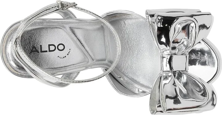 ALDO Tinsletta-Se Women's Sandals Silver : EU 35 (US Women's 5) B - Medium, Synthetic - Image 2