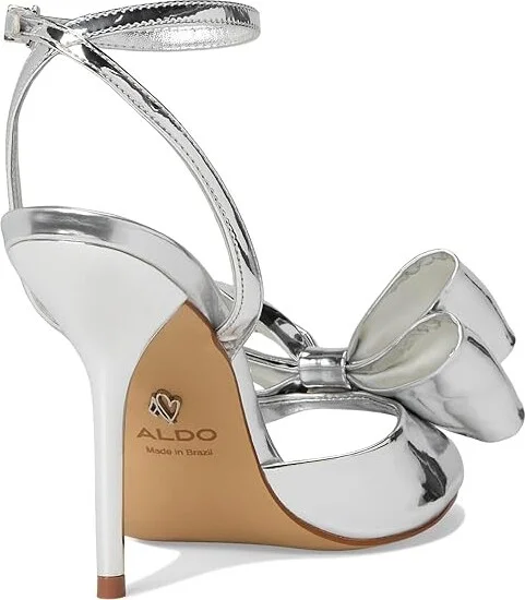 ALDO Tinsletta-Se Women's Sandals Silver : EU 35 (US Women's 5) B - Medium, Synthetic - Image 4