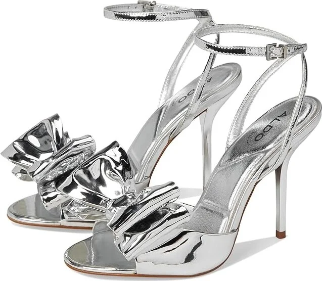 ALDO Tinsletta-Se Women's Sandals Silver : EU 35 (US Women's 5) B - Medium, Synthetic