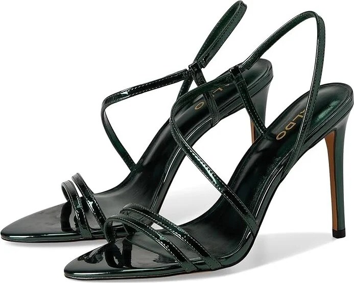 ALDO Twila Women's Sandals Other Green : EU 38 (US Women's 7.5) B - Medium, Polyester/Rubber