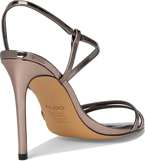 ALDO Twila Women's Sandals Pewter : EU 38.5 (US Women's 8) B - Medium, Polyester/Rubber - Image 4