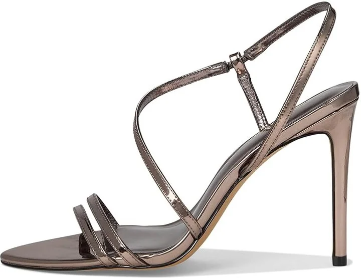 ALDO Twila Women's Sandals Pewter : EU 38.5 (US Women's 8) B - Medium, Polyester/Rubber - Image 6
