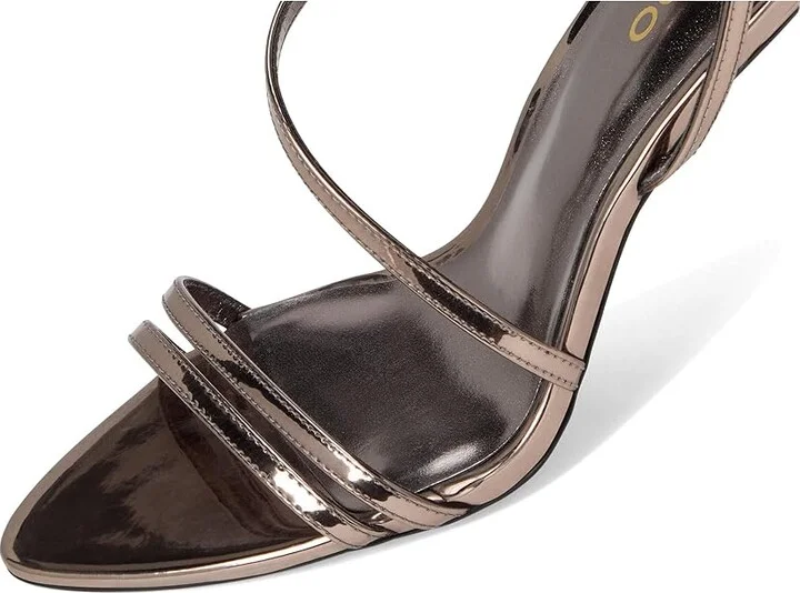ALDO Twila Women's Sandals Pewter : EU 38.5 (US Women's 8) B - Medium, Polyester/Rubber - Image 7