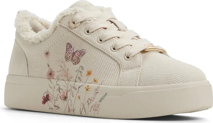 Beige Floral Print