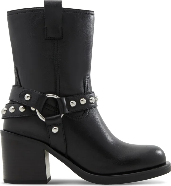 Aldo Women's Albai Motorcycle Stud Ankle Booties - Image 2
