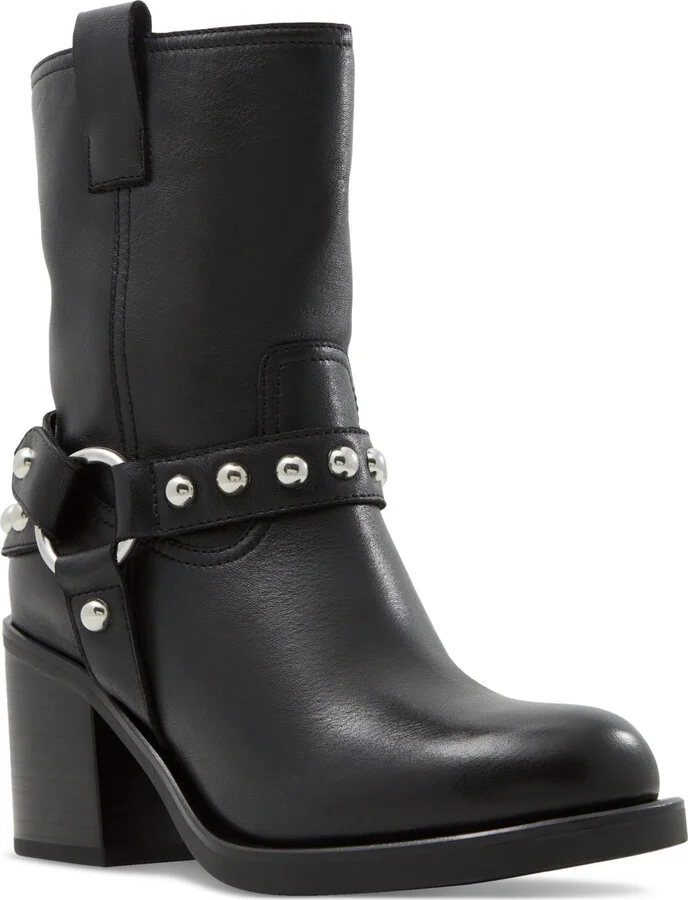Aldo Women's Albai Motorcycle Stud Ankle Booties