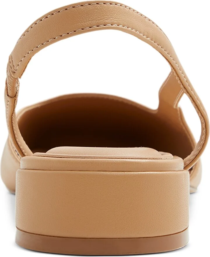 Aldo Women's Amandine Slingback Cap Toe Block-Heel Flats - Image 3