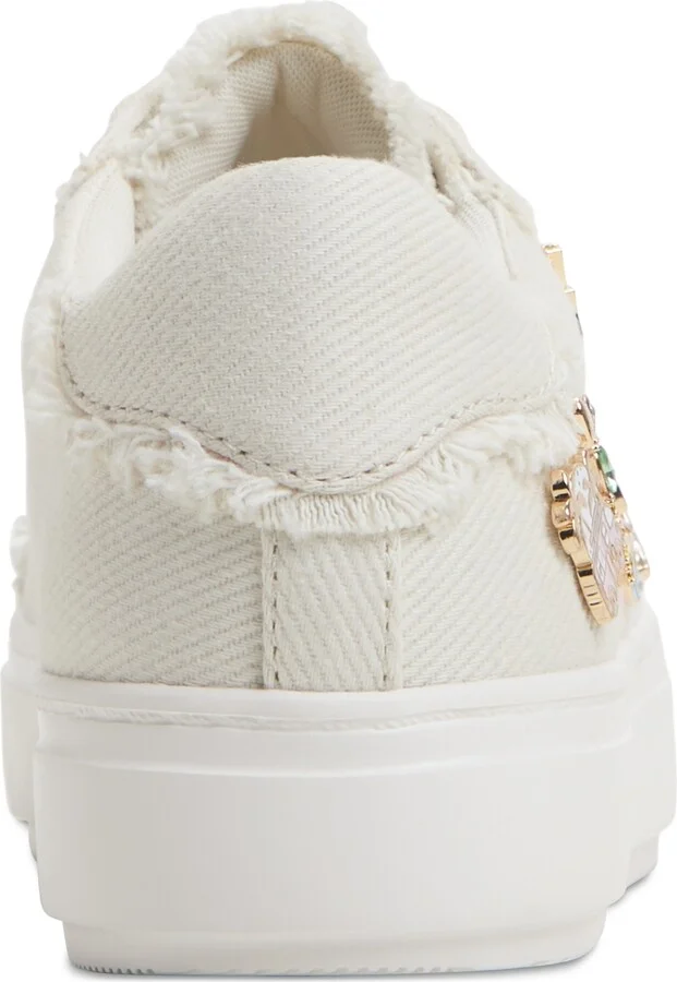 Aldo Women's Beachvibes Embellished Lace-Up Sneakers - Image 3