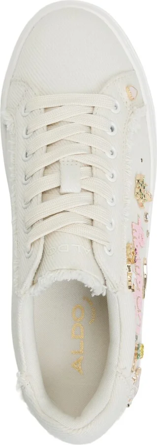 Aldo Women's Beachvibes Embellished Lace-Up Sneakers - Image 4