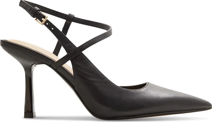 Aldo Women's Brunette Strappy Pointed-Toe Dress Heels - Image 2