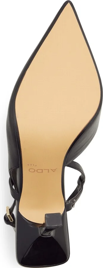 Aldo Women's Brunette Strappy Pointed-Toe Dress Heels - Image 5