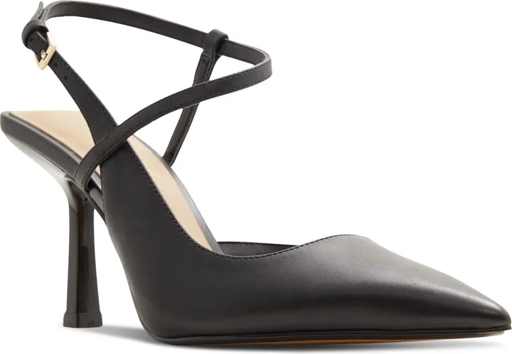 Aldo Women's Brunette Strappy Pointed-Toe Dress Heels