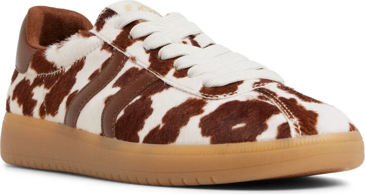 Brown Pony Hair,cow Print Multi