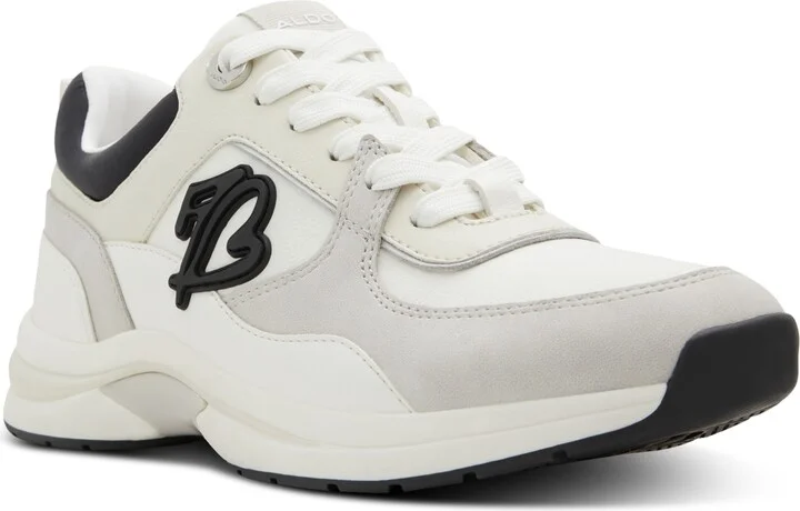 Aldo Women's Clea Lace-Up Platform Sneakers - White/Black Multi