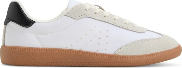 Aldo Women's Clubstyle Lace-Up Jogger Sneakers - White/black Woven - Image 2