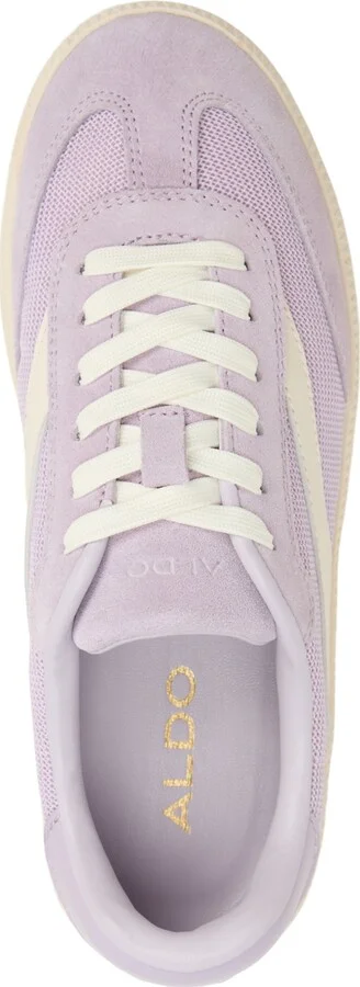 Aldo Women's Clubstyle Lace-Up Jogger Sneakers - White/black Woven - Image 9