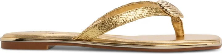 Aldo Women's Conchiglia Seashell Flat Thong Sandals - Image 2