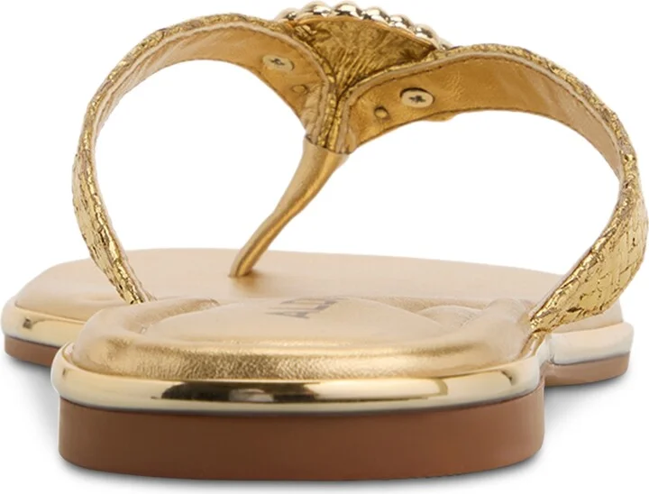 Aldo Women's Conchiglia Seashell Flat Thong Sandals - Image 3