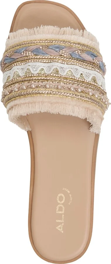 Aldo Women's Coralya Embellished Flat Sandals - Image 4