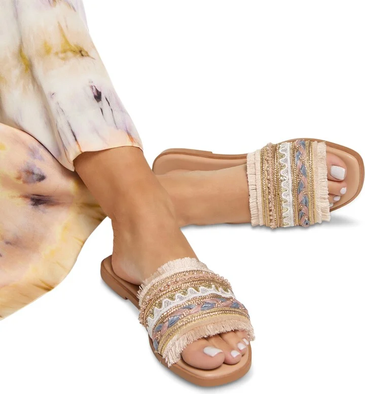 Aldo Women's Coralya Embellished Flat Sandals - Image 6