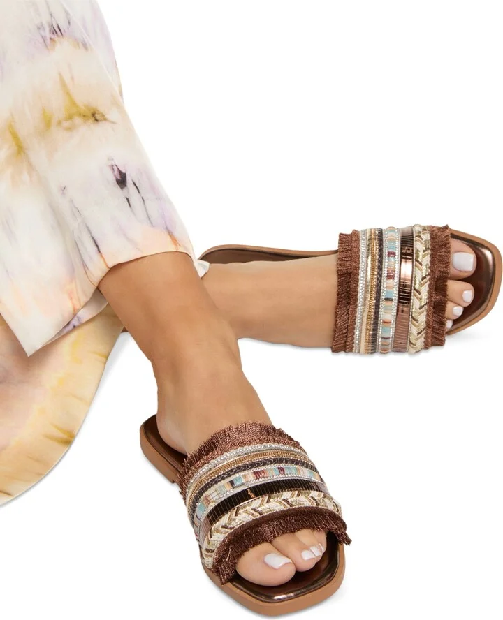 Aldo Women's Coralya Embellished Flat Sandals - Image 11