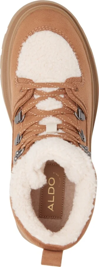 Aldo Women's Cozettia Lace-Up Lug Sole Ankle Booties - Image 4