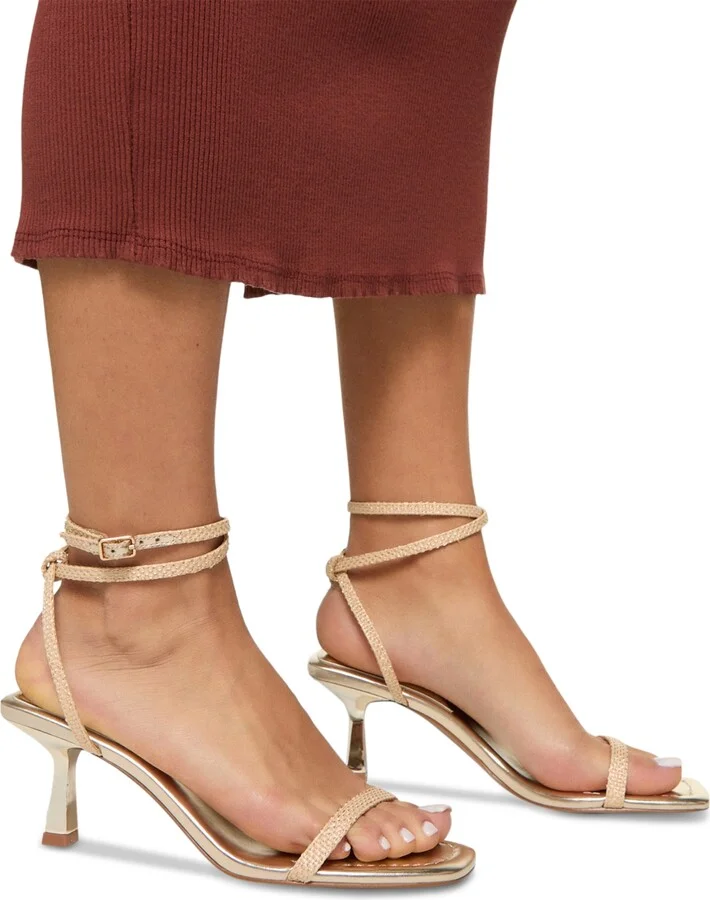 Aldo Women's Dime Strappy Square-Toe Dress Sandals - Image 6