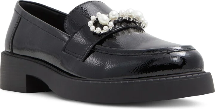 Aldo Women's Dinara Embellished Tweed Loafer Flats