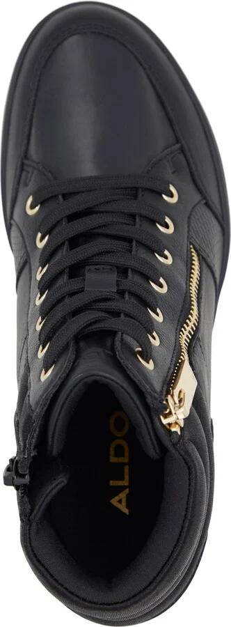 Aldo Women's Ereliclya Lace-Up Zip Wedge High-Top Sneakers - Image 4