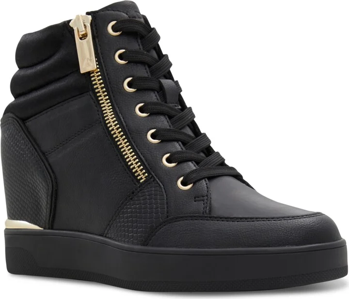 Aldo Women's Ereliclya Lace-Up Zip Wedge High-Top Sneakers