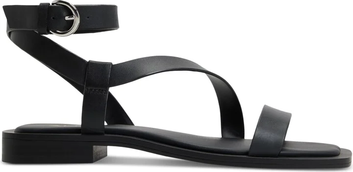Aldo Women's Grugar Strappy Square-Toe Flat Sandals - Image 2