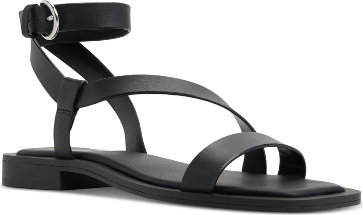 Aldo Women's Grugar Strappy Square-Toe Flat Sandals