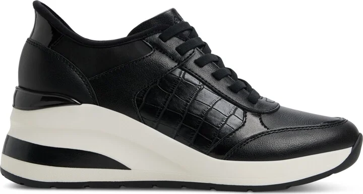 Aldo Women's Iconistep Lace-Up Wedge Jogger Sneakers - Image 6