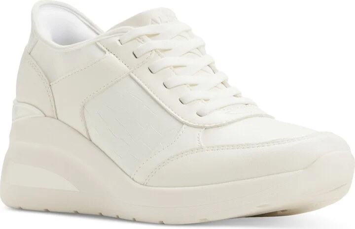 Aldo Women's Iconistep Lace-Up Wedge Jogger Sneakers